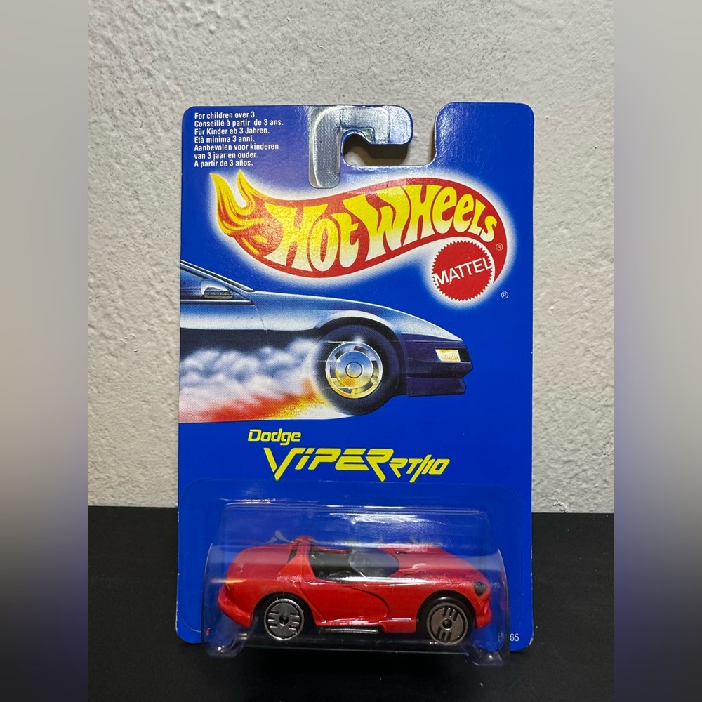 1991 HOT WHEELS RED Dodge VIPER RT/10 vintage collectible